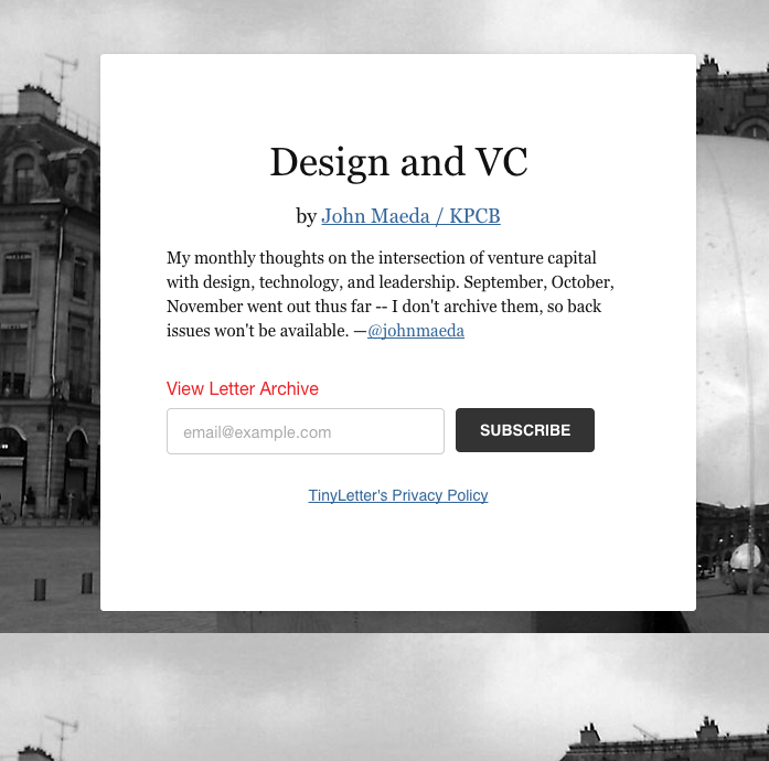Design and VC